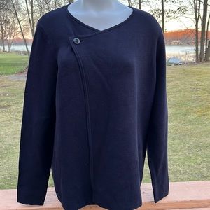 Lands End wrap sweater. L-XL